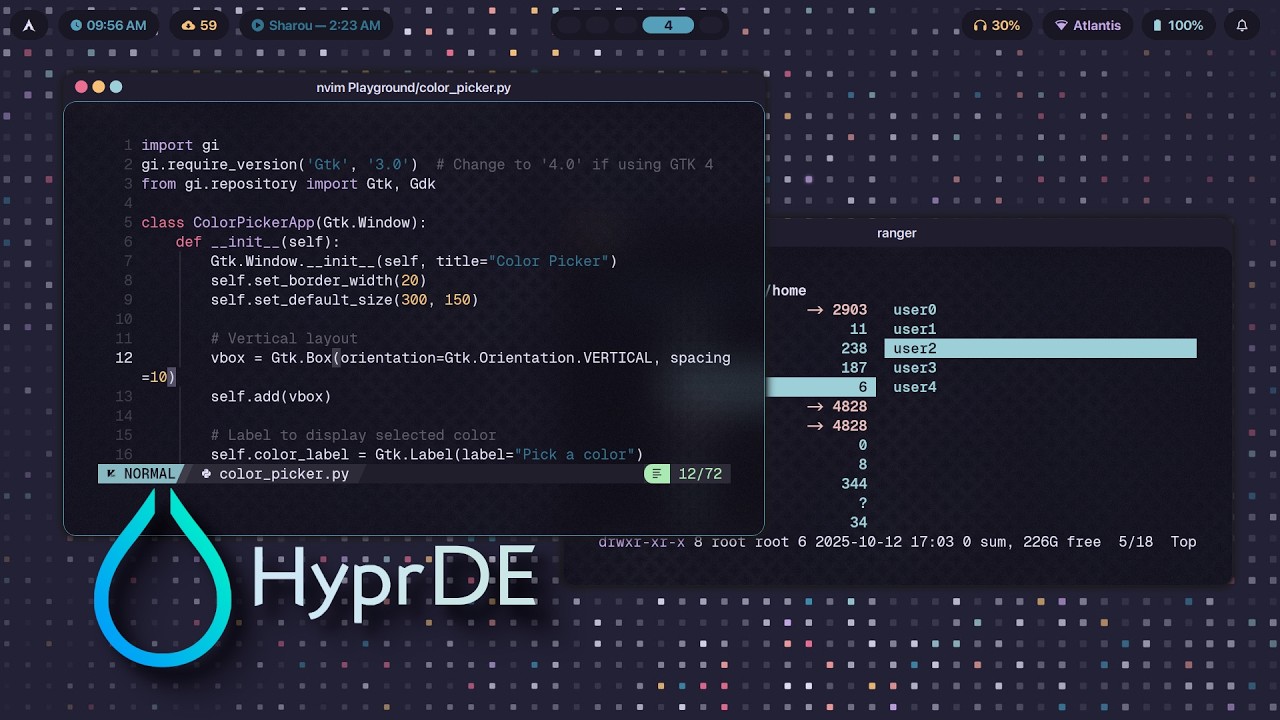 How I Turned Hyprland Into a Desktop Environment
