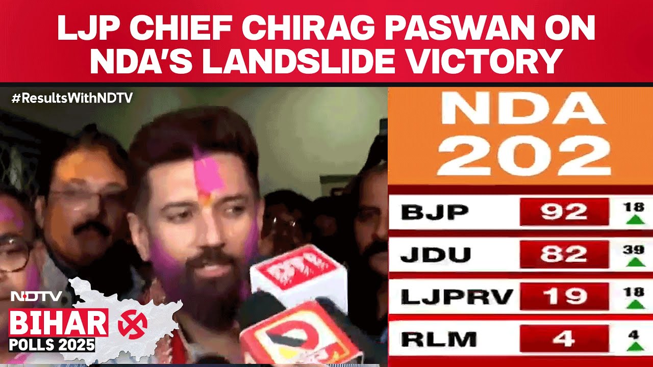 Bihar Election News | 'Wisdom Of Biharis': Chirag Paswan After NDA's Landslide Victory