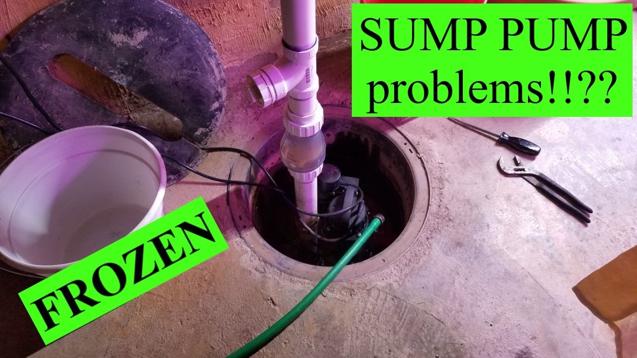 Frozen Sump Pump Pipe !!??