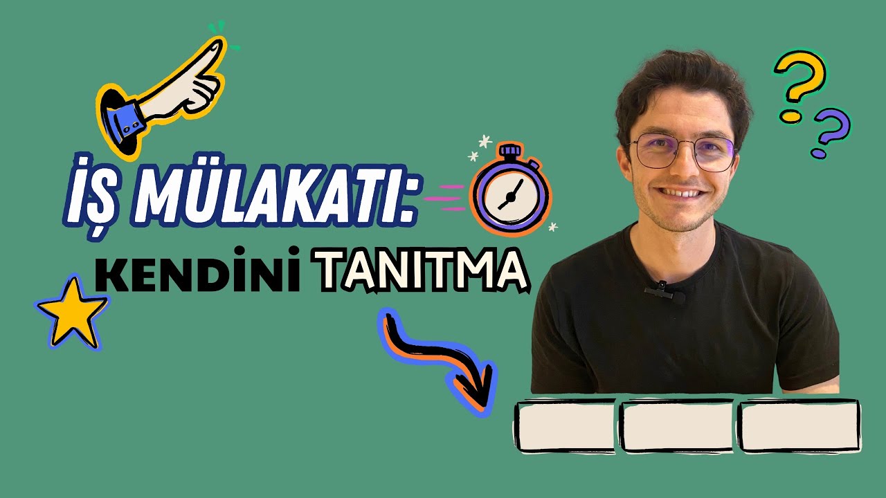 İNGİLİZCE MÜLAKATTA Kendi Böyle TANIT! - İngilizce Diyaloglar
