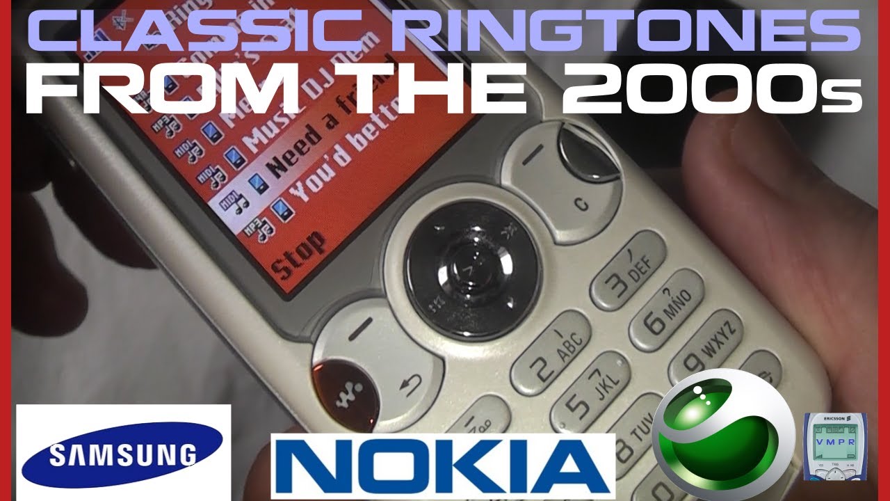 Classic Old Mobile Phone Ringtones from the 2000s