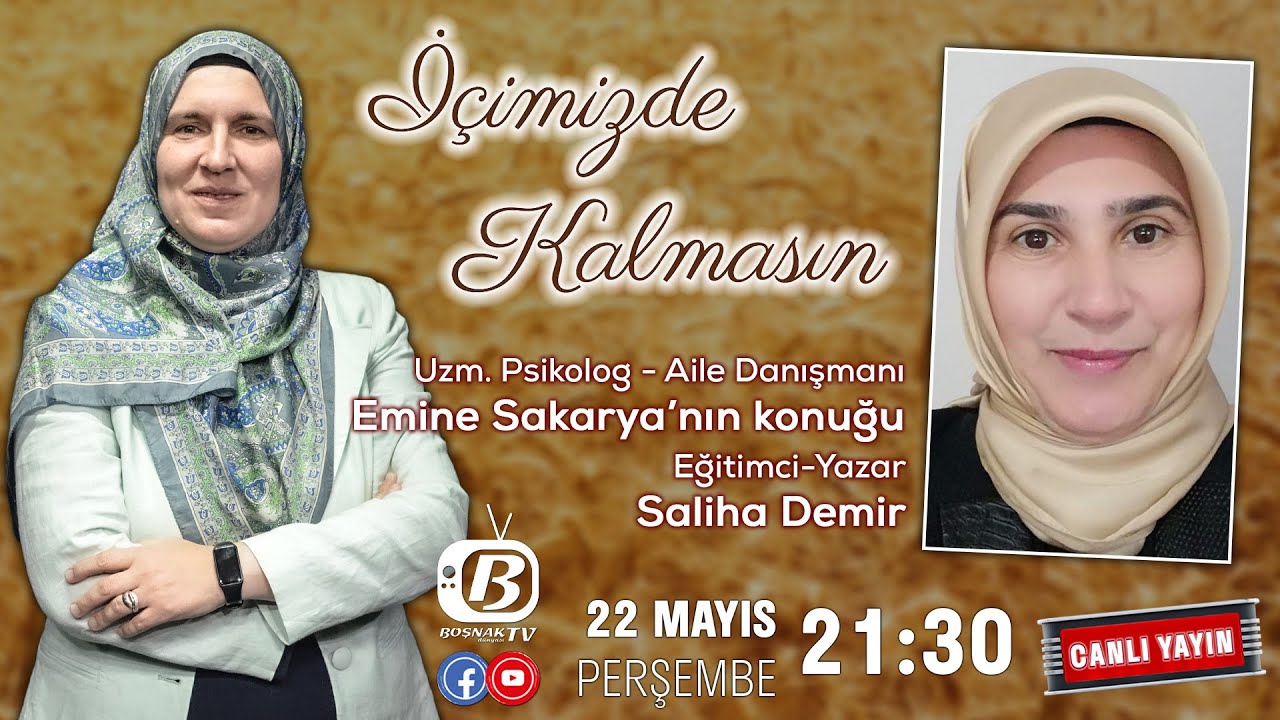 MADDİ KAZANÇ MI, MANEVİ HUZUR MU? | Eğitimci-Yazar Saliha Demir | İÇİMİZDE KALMASIN