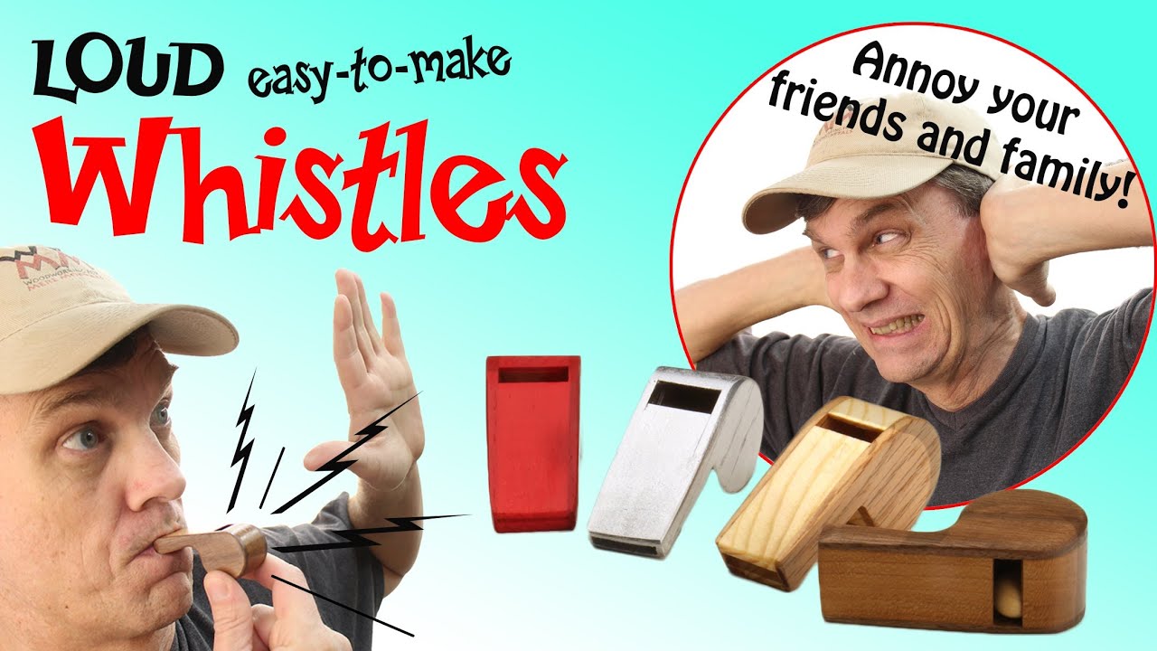 Make a really loud referee or police whistle | 2013 New Years Noisemaker