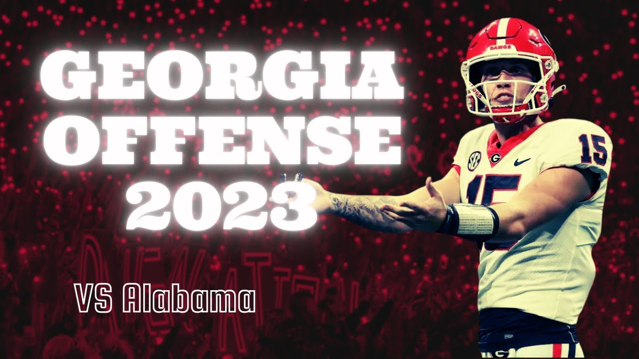 Georgia Offense 2023 vs Alabama