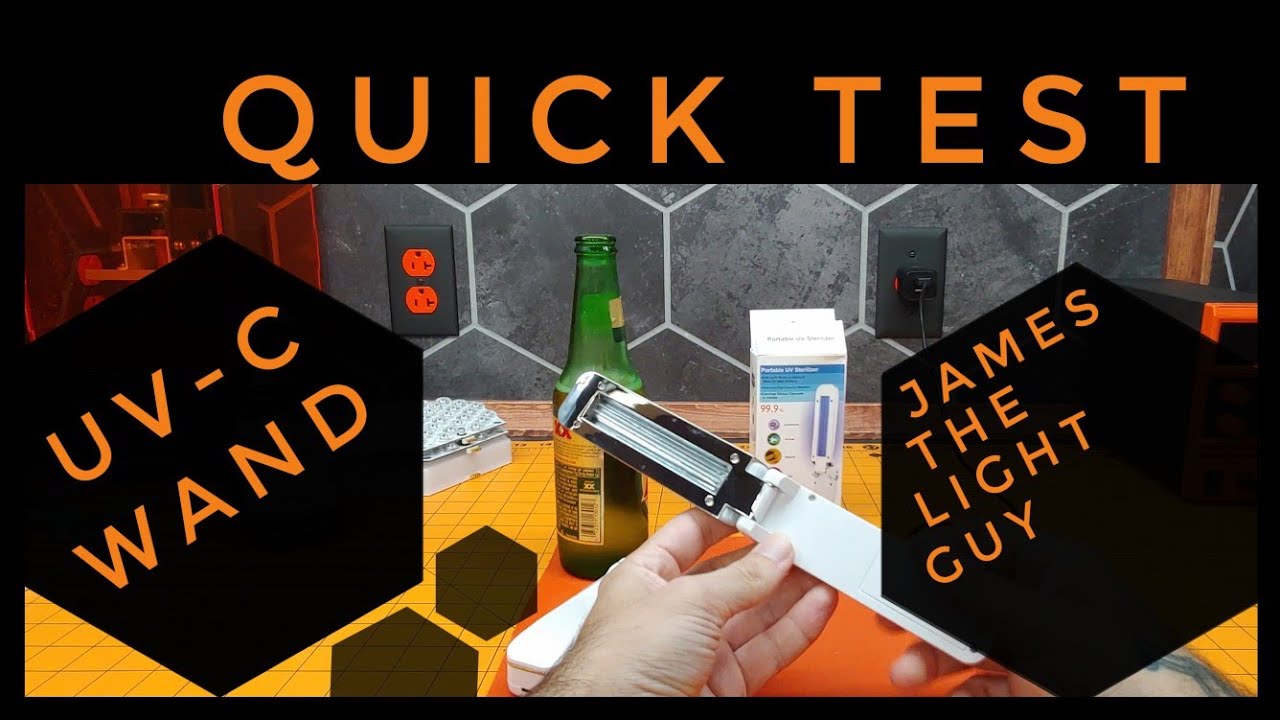 UV Sterilizer Wand Quick Test