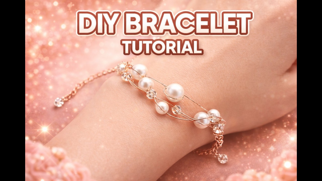 Minimal Pearl Bracelet ✨ DIY Jewelry Tutorial