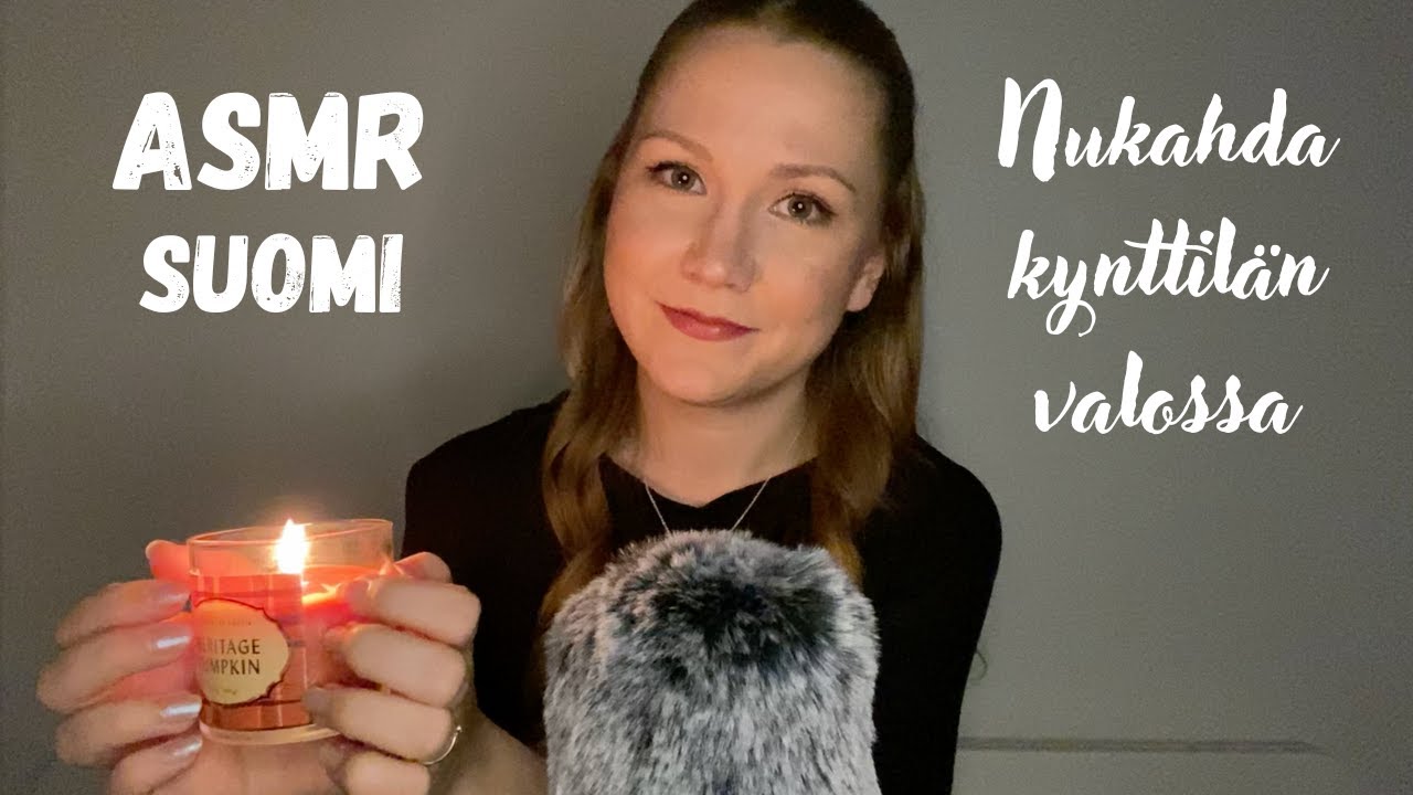 ASMR Suomi - Nukahda kynttilän valossa 🕯✨