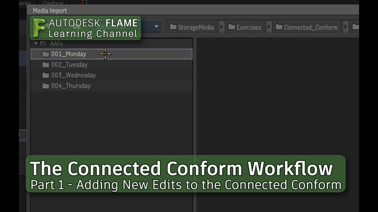 Versioning with Connected Conform - Part 1 - Flame 2018.2 Update