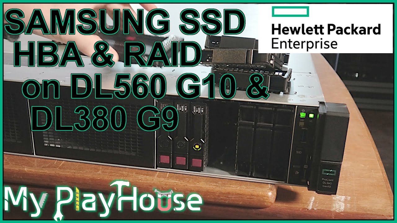 HBA on a HPE DL560 G10 and Raid on a HPE DL380 G9 - 1263