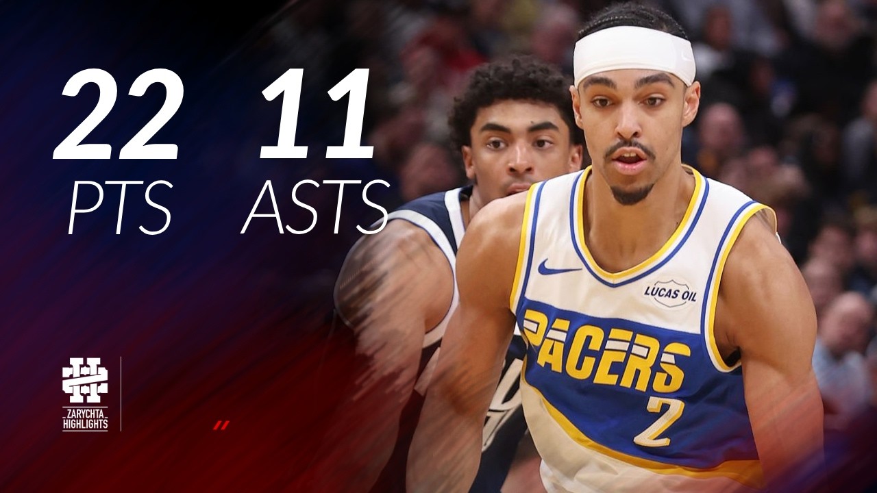 Andrew Nembhard 22 pts 11 asts vs Mavericks 25/26 season