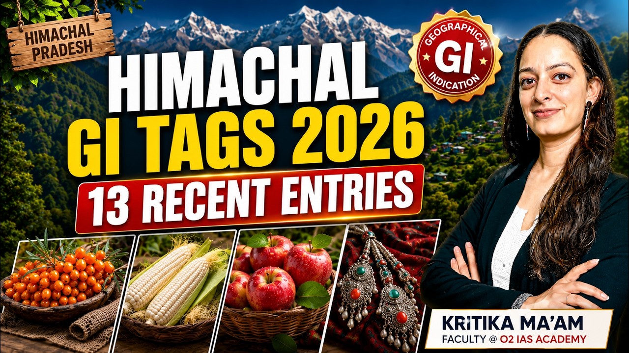 Himachal Pradesh GI Tags 2026 | 13 Recent Entries | Himachal GK 2026
