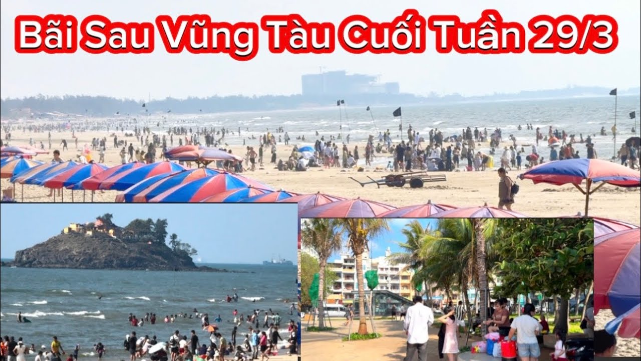 1273 .B&atilde;i Sau Vũng T&agrave;u Cuối Tuần 29/3 Trời Bắt Đầu N&oacute;ng Nực Tắm Biển L&agrave; Th&iacute;ch Nhất 