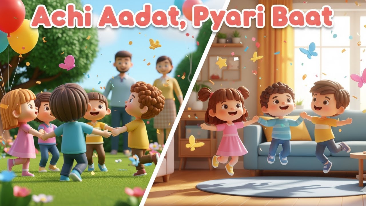 Achi Aadat, Pyari Baat | Fun Kids Rhyme & Dance Video for Good Habits |  Nanhe Dream KIDS TV