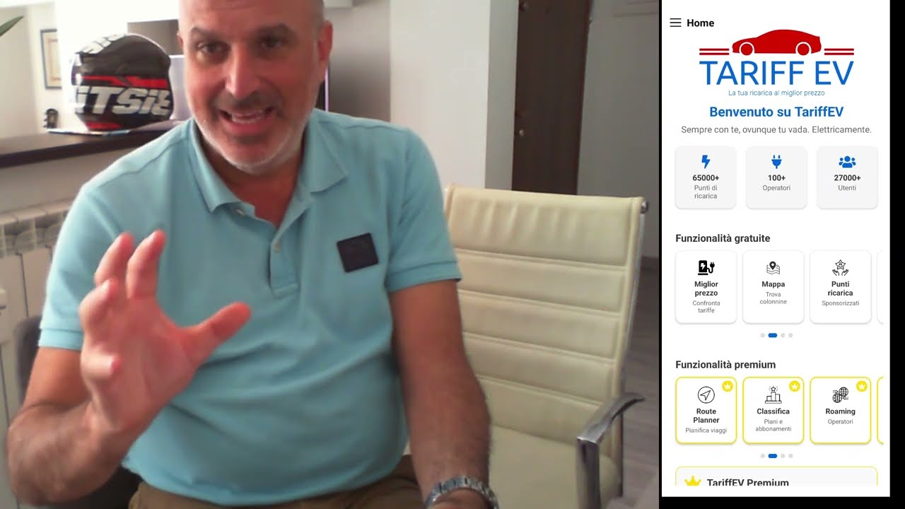 L'APP di Tariff EV, come funziona....