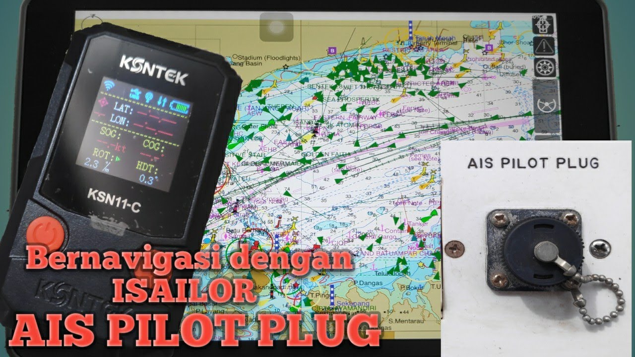 MENGHUBUNGKAN ISAILOR DENGAN AIS PILOT PLUG MEREK KSNTEK Type KSN11-C