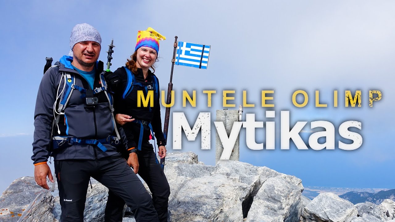 Printre Zeii Olimpului pe Varful Mytikas din Grecia