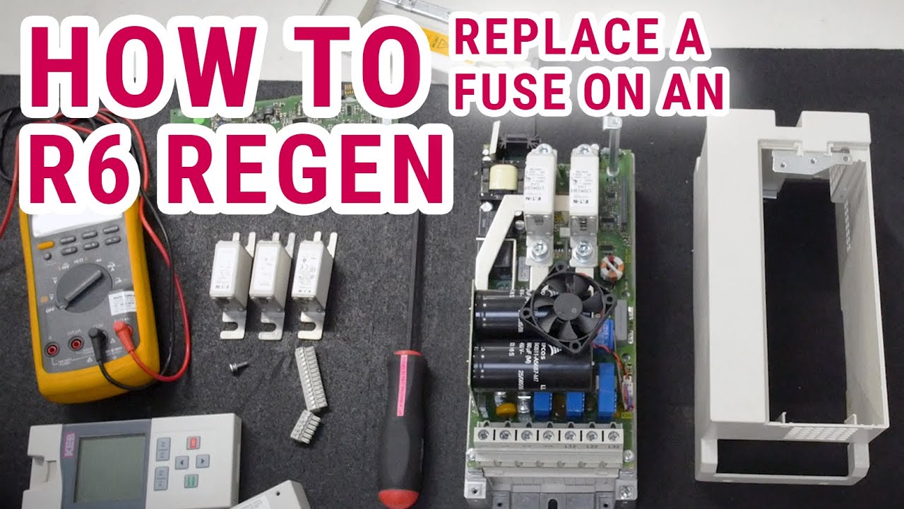 Step-by-Step Guide to Replace a Fuse in a KEB R6 Regen Unit  | KEB America Tutorial