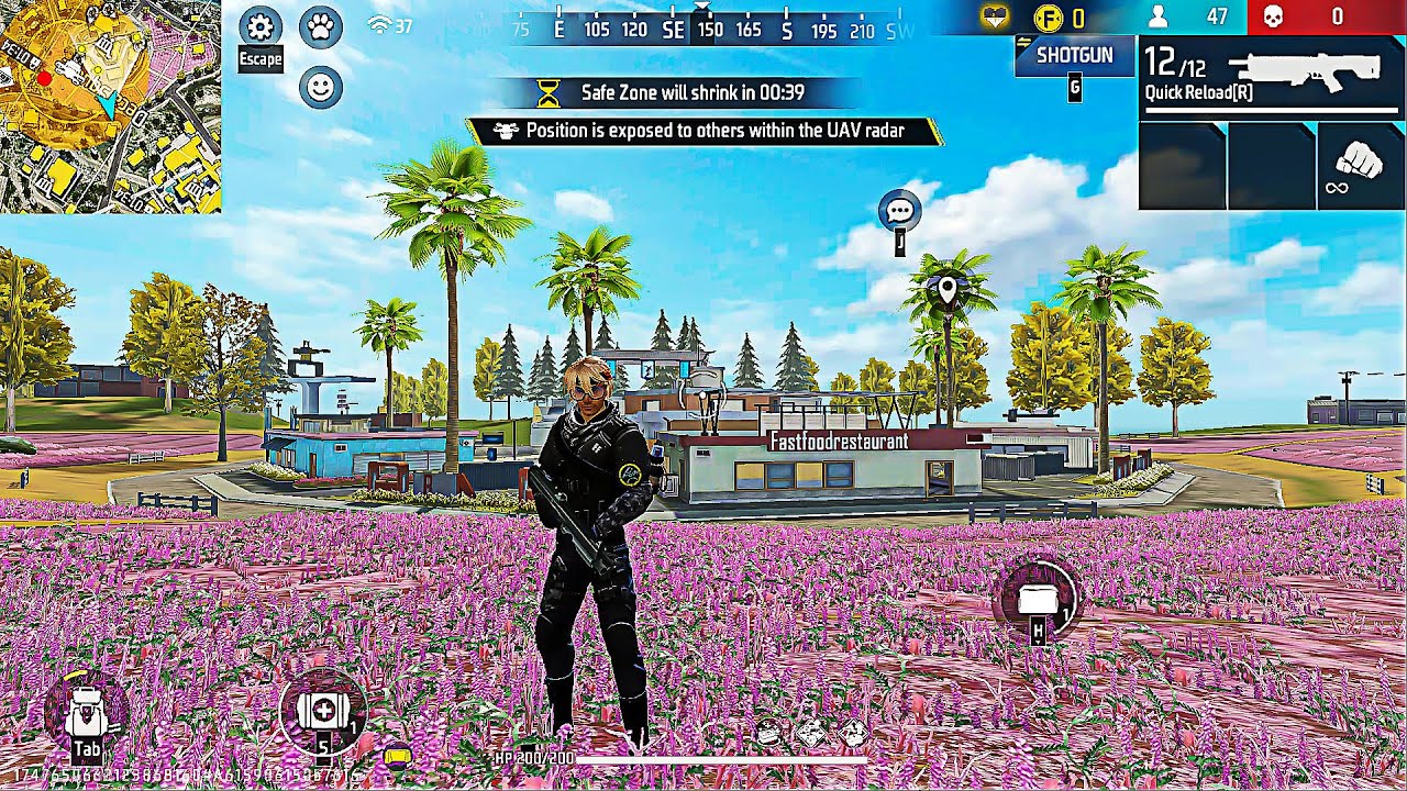 Free fire: Mobile Gameplay On | Core i9 10850k |  RTX 4090  Ultra Graphics | Full HD.