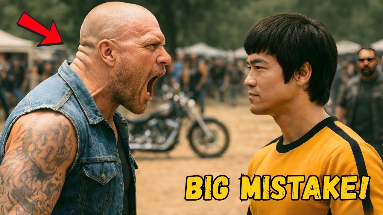 ARROGANT BIKERS PICK A FIGHT WITH BRUCE LEE—INSTANT REGRET!