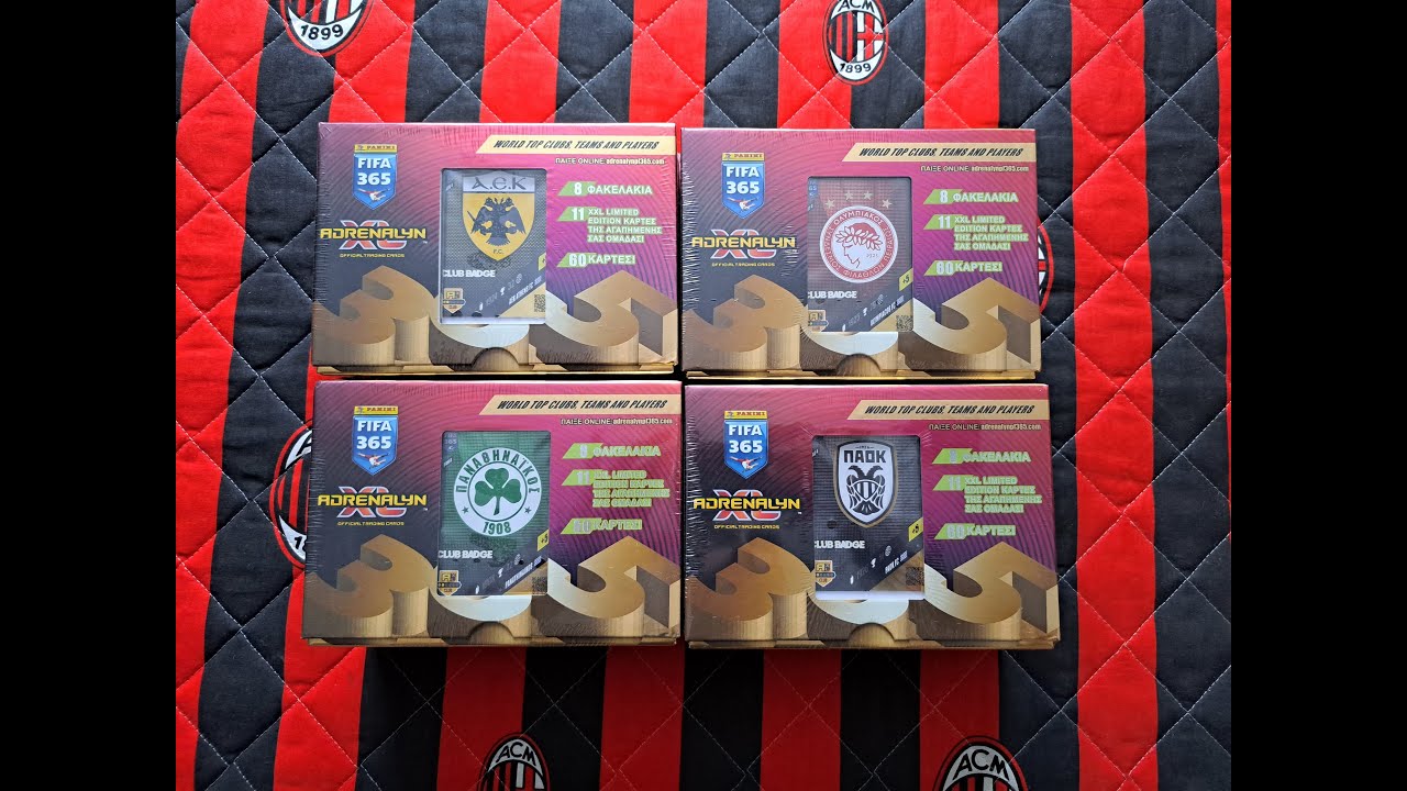 HIT!!! NOWOŚĆ!!! 4 GRECKIE GIFT BOXY Z FIFY 365 2024 - SZOK!!! MAMY 44 NOWE GRECKIE LIMITKI XXL!!!