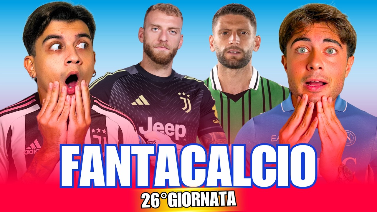 😱 CRISI MCMIMMO?! 26&ordf; GIORNATA del nostro FANTACALCIO! ⚽️🏆
