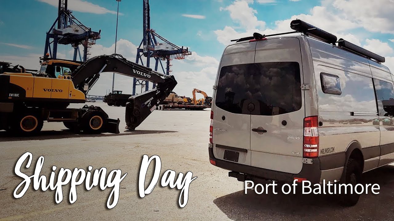 Shipping Our Van to Europe from Baltimore :: Van Family Travel Vlog