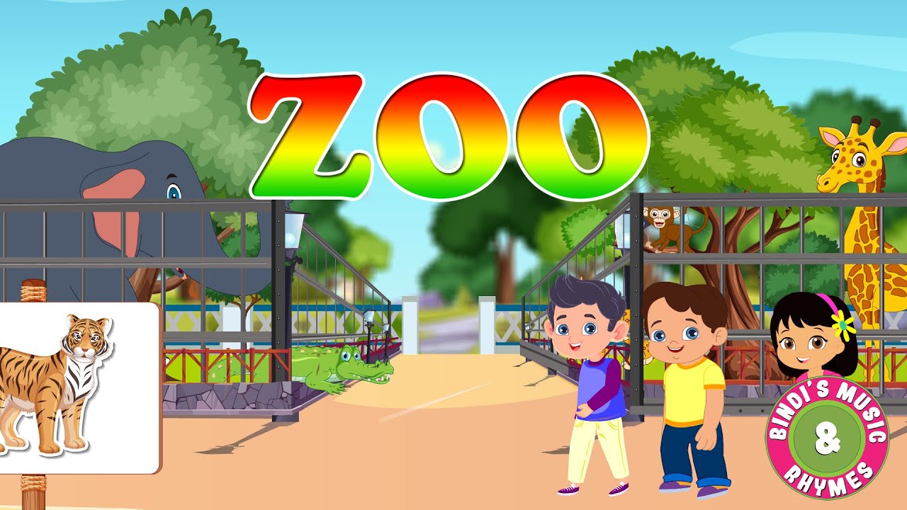 Visit to the Zoo | At the Zoo | Animals & Birds | Bindi's Music & Rhymes