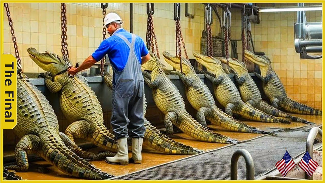 The True Profit Of An Alligator Farmer Raising 1,200 Gators In 4 Months - Farming Documentary
