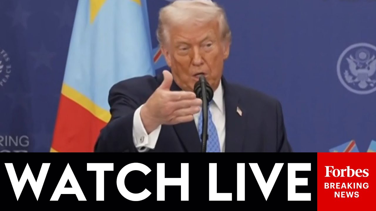 WATCH LIVE: President Trump Holds Signing Ceremony For Rwanda-Condo Peace Deal