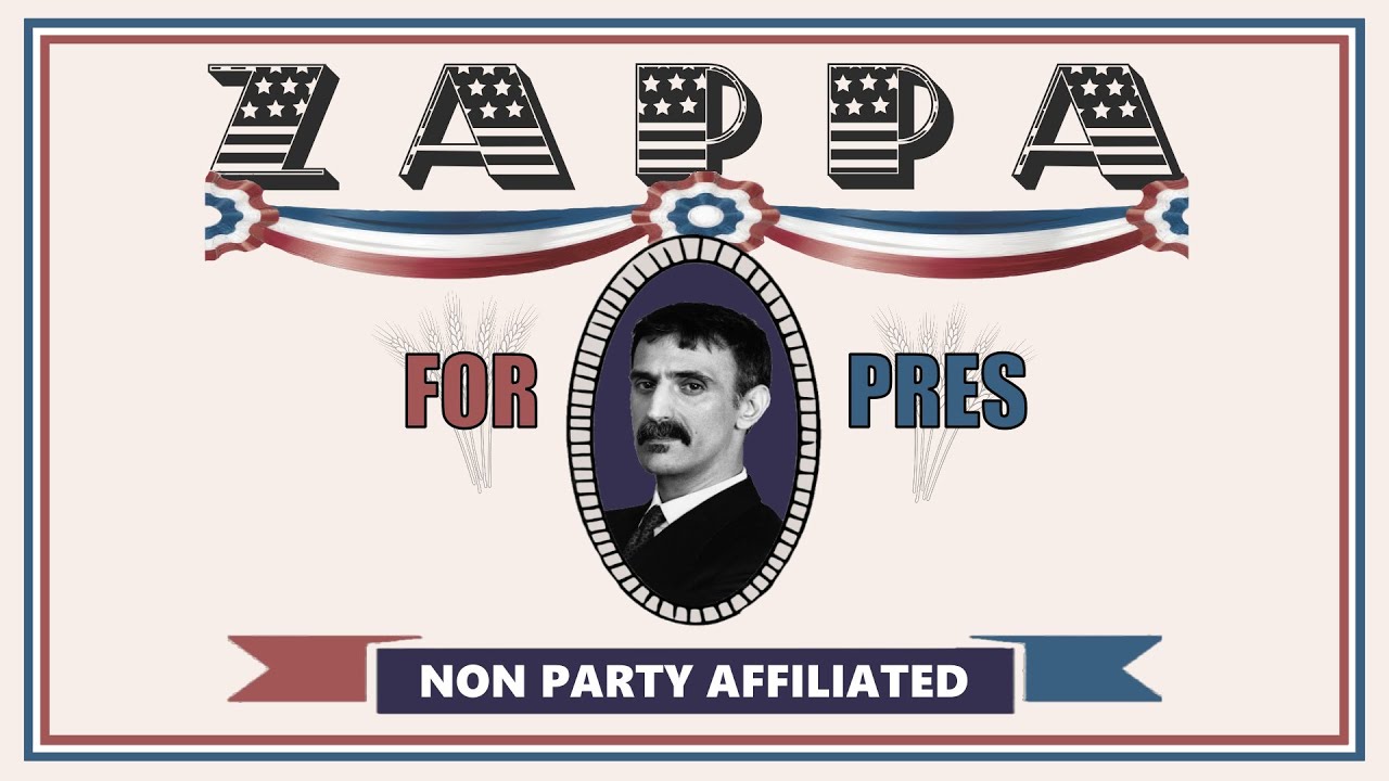 Zappa For President! [Announcing His Candidacy]
