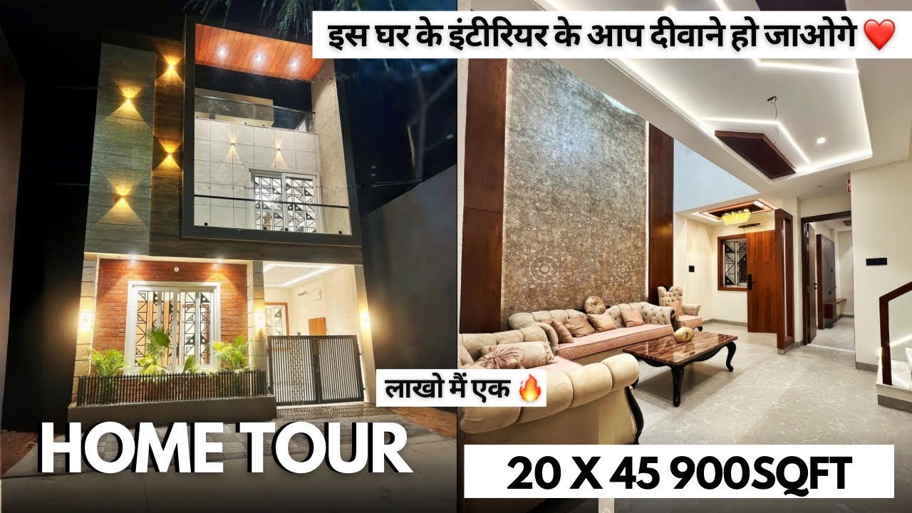 VN150 20*45 900Sqft HousePlan | 20x45 House Plan | 4BHK, Property in Indore, indore property, 20by45