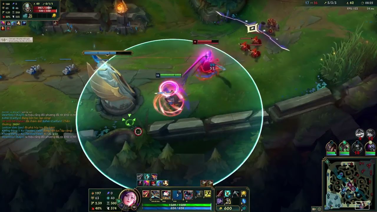 AR URF : Catlyn đánh nhau 500 hiệp