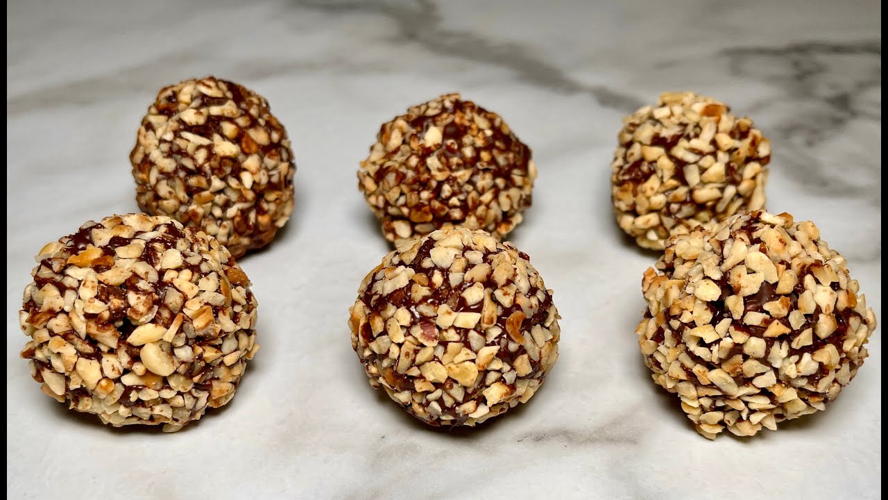 Ferrero Rocher Bites: Irresistible Homemade Hazelnut Chocolate Delights| Perfect for Gifting
