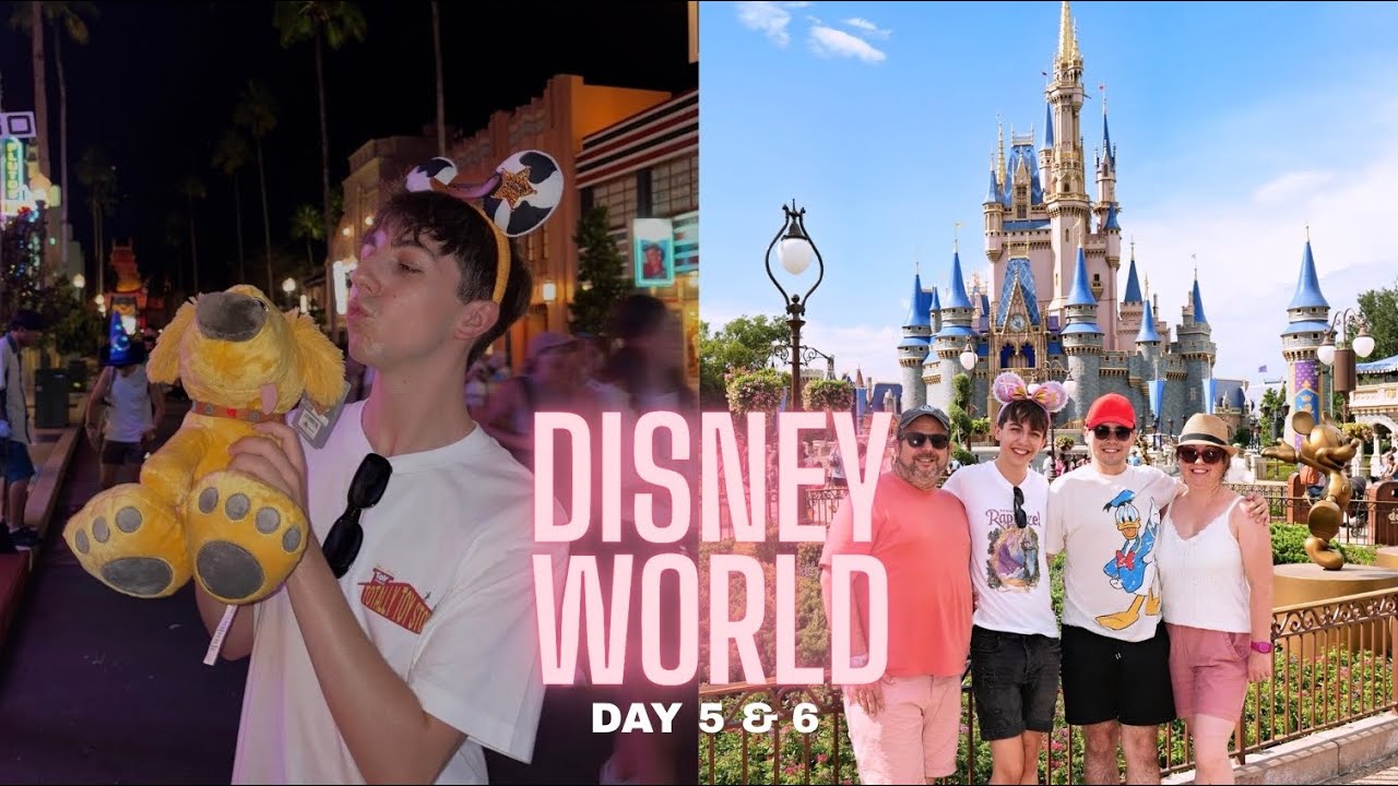 DISNEY WORLD VLOG DAY 5 & 6: Hollywood Studios, Magic Kingdom & Disney Springs