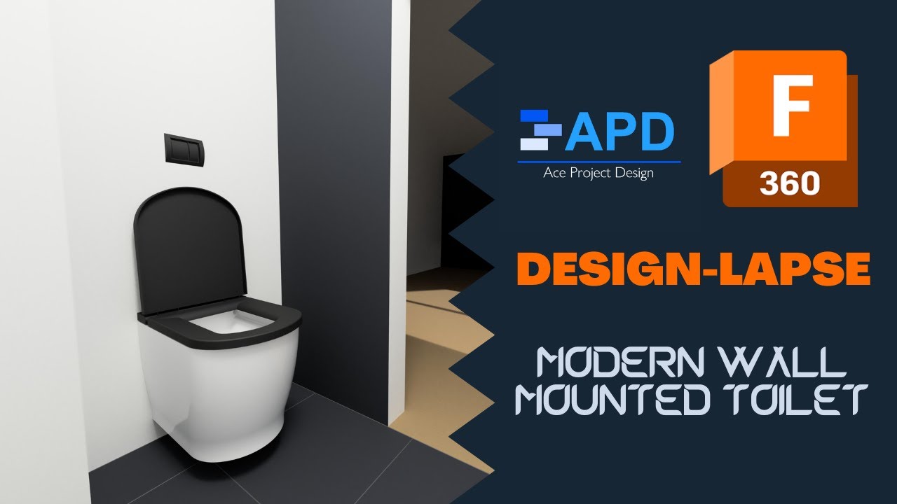 Modern Wall Mounted Toilet / Design-lapse