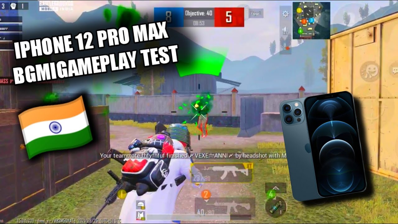 iPhone 12 Pro Max Bgmi (Pubg) Test | 60Fps Gameplay