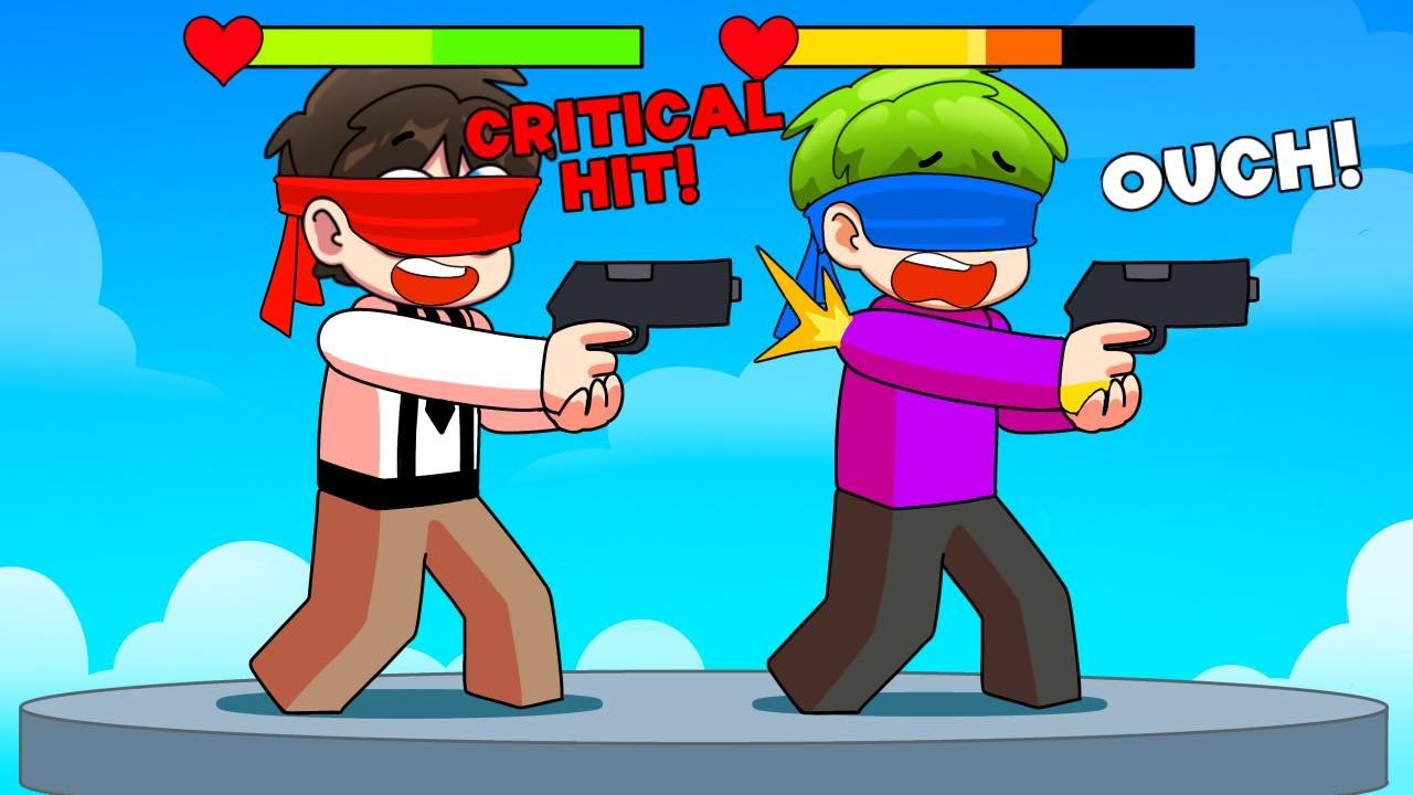 I Won a Gunfight Without Seeing Anyone… (Roblox Blind Shot)