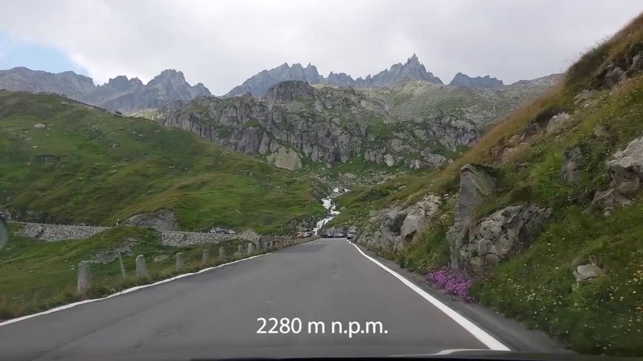 Szwajcaria - przejazd Furkastrasse (Furkapass)