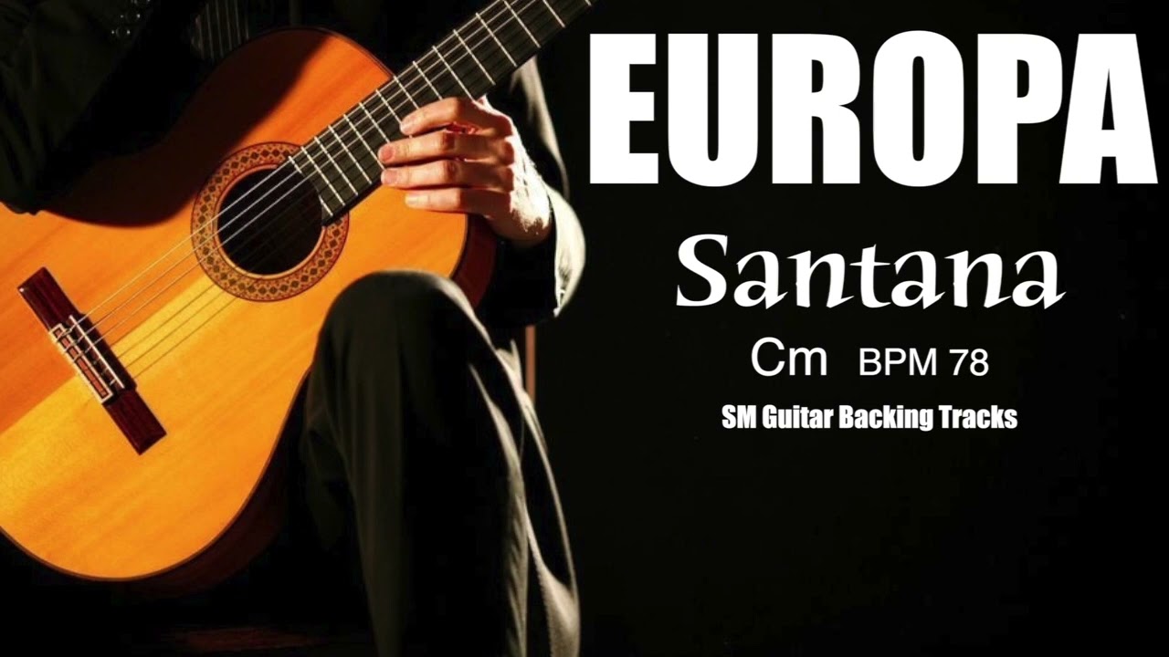 Europa - Santana Flamenco Backing Track in Cm