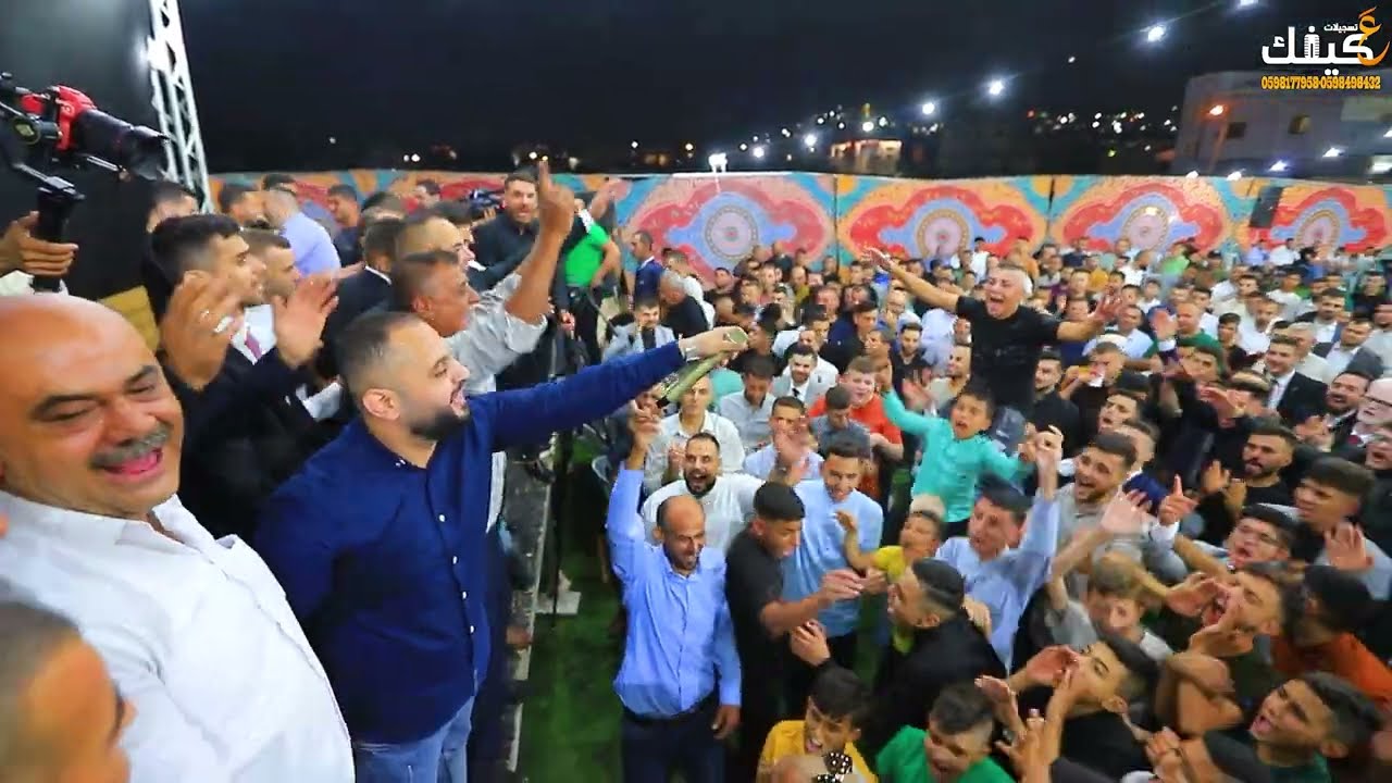 استقبال اسطوري 🔥 الفنان بدر صيداوي 🔥 مهرجان الاخوين عدي وعبيده محمد محمود - عجه 2023