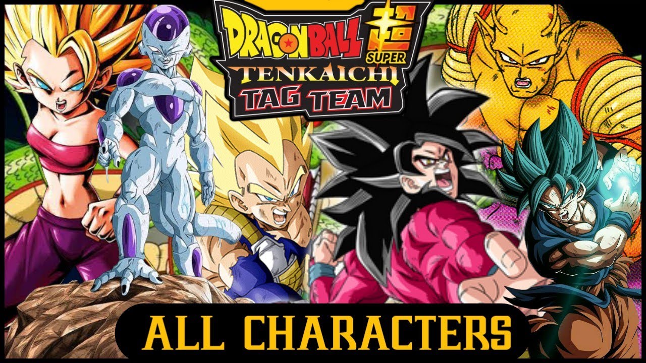 Todos los Personajes de la ISO Dragón Ball Z Budokai  Tenkaichi Tag team +300 DBZ TTT MOD PPSSPP ISO