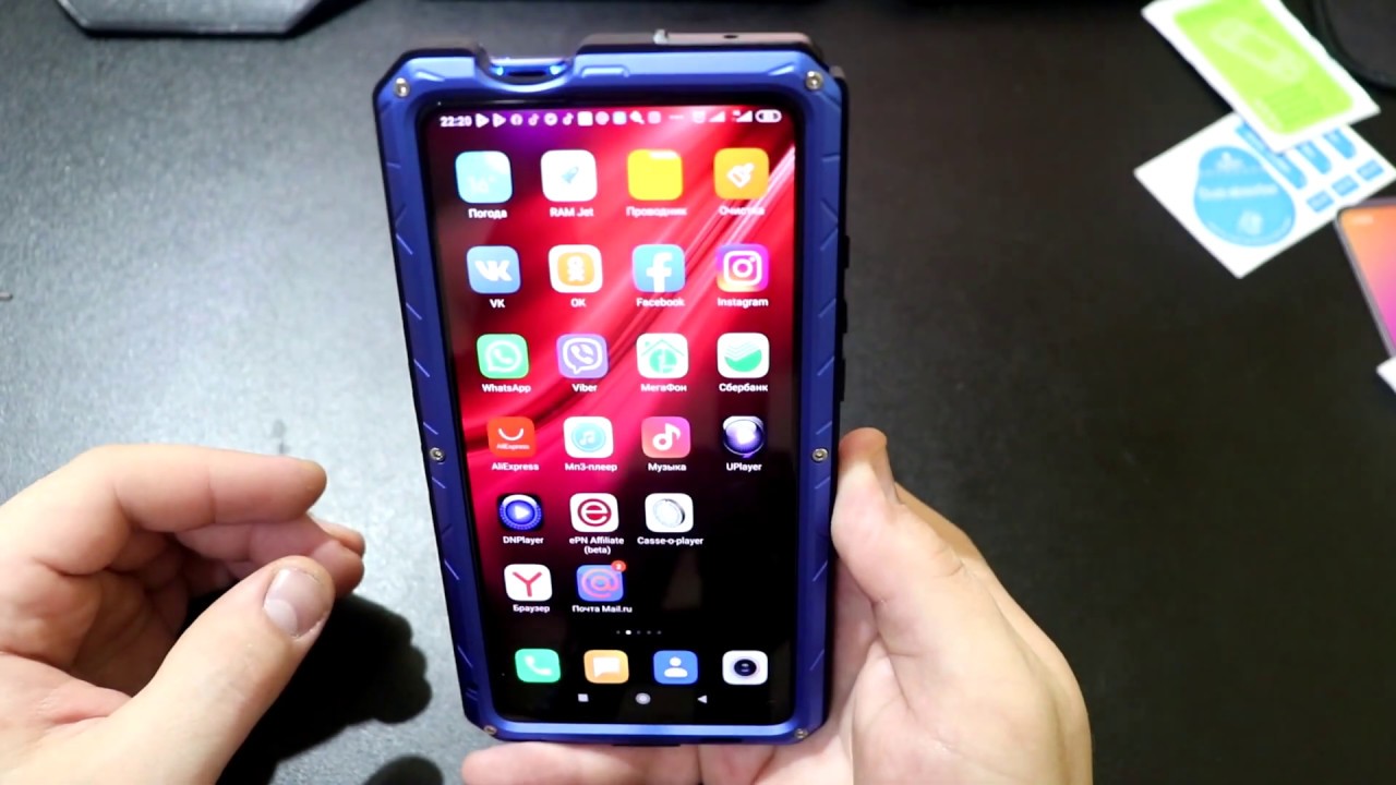 Металлический чехол. Metal case. I MATCH. 360. Xiaomi Mi 9T. Mi 9T Pro Redmi K20