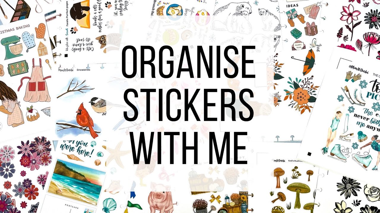 Sticker storage and organising ideas