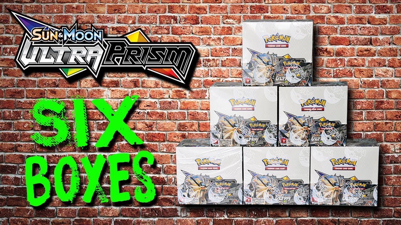 Opening 6 Pokemon Ultra Prism Booster Boxes! (entire case)