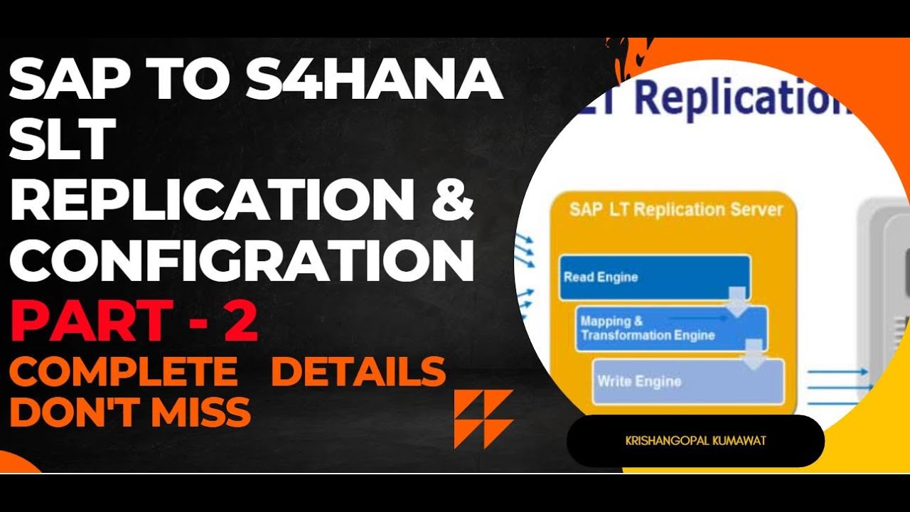S4HANA SLT Replication Configuration