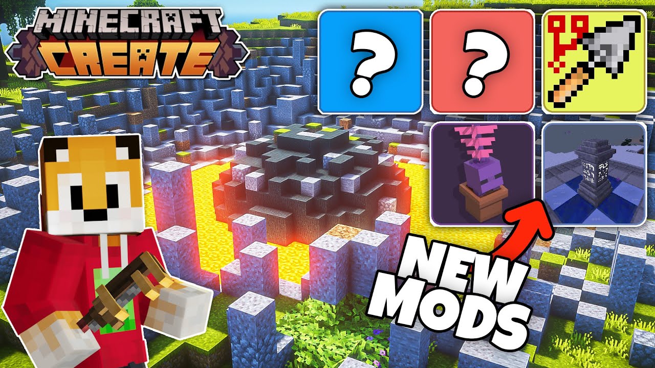 I added MORE MODS to my Minecraft Create Mod Let's Play