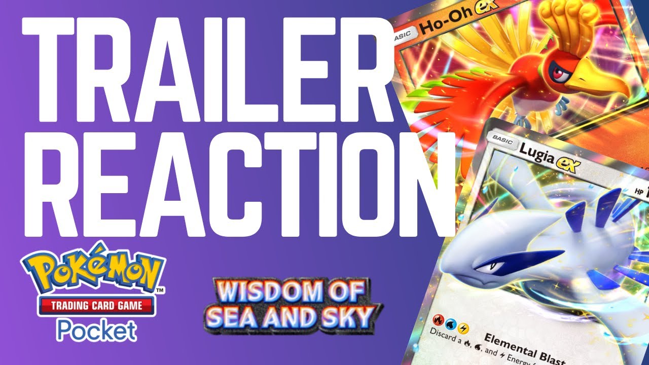 REACTING TO THE NEW TRAILER CARDS | Wisdom of Sea and Sky | Pokemon TCG Pocket