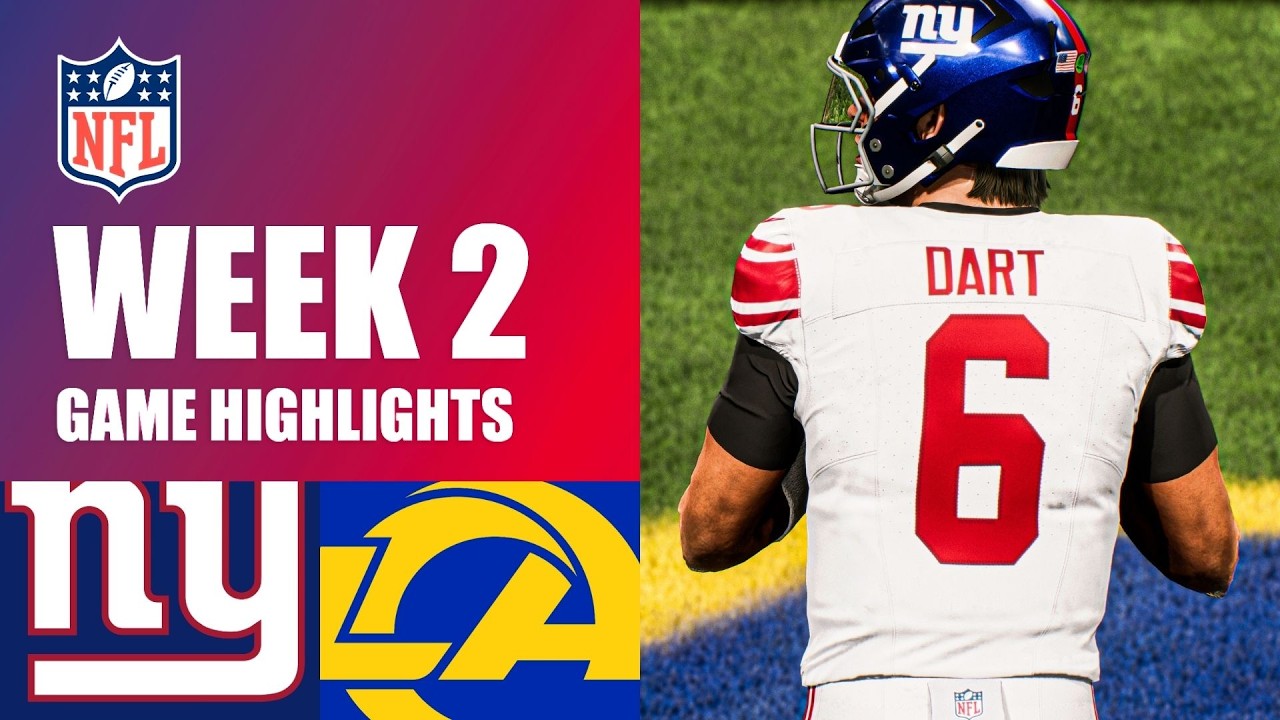 Giants vs. Rams Week 2 - Madden 27 Simulation Highlights