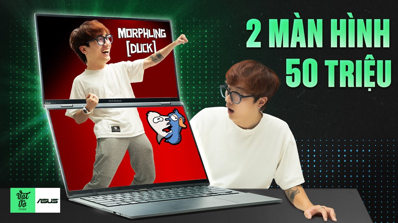 Đ&aacute;nh gi&aacute; ASUS Zenbook DUO (2024): Laptop 2 m&agrave;n h&igrave;nh cực tiện, đi k&egrave;m chip AI để pin tốt hơn
