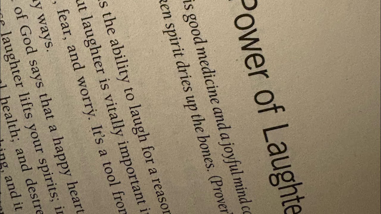 Day 38- the power of laughter- authenticanswers 
